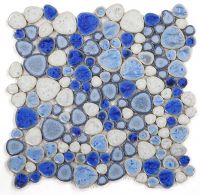Growing Series Glass Pebble Mosaic Tile Elysium