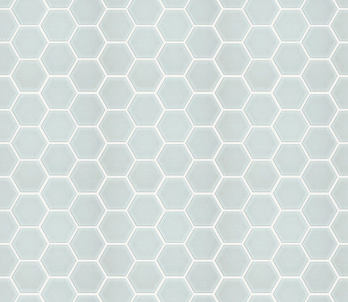 ASCENDANT 3" Hexagon Mosaic Glass Wall tile by Shaw Shaw Tile & Stone