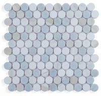 Penny Marble Mosaic 11 x 11.75 Elysium