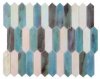 Newport Arrow Glass Mosaic 10.25 x 12.5 Elysium
