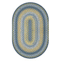 8x10  Sunflowers Oval Homespice Rugs