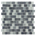 SPLASH 1 x 1 Offset Glass Mosaic Tile Anthology