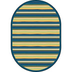 Joy Carpets Kid Essentials Yipes Stripes Area Rug Joy Carpets